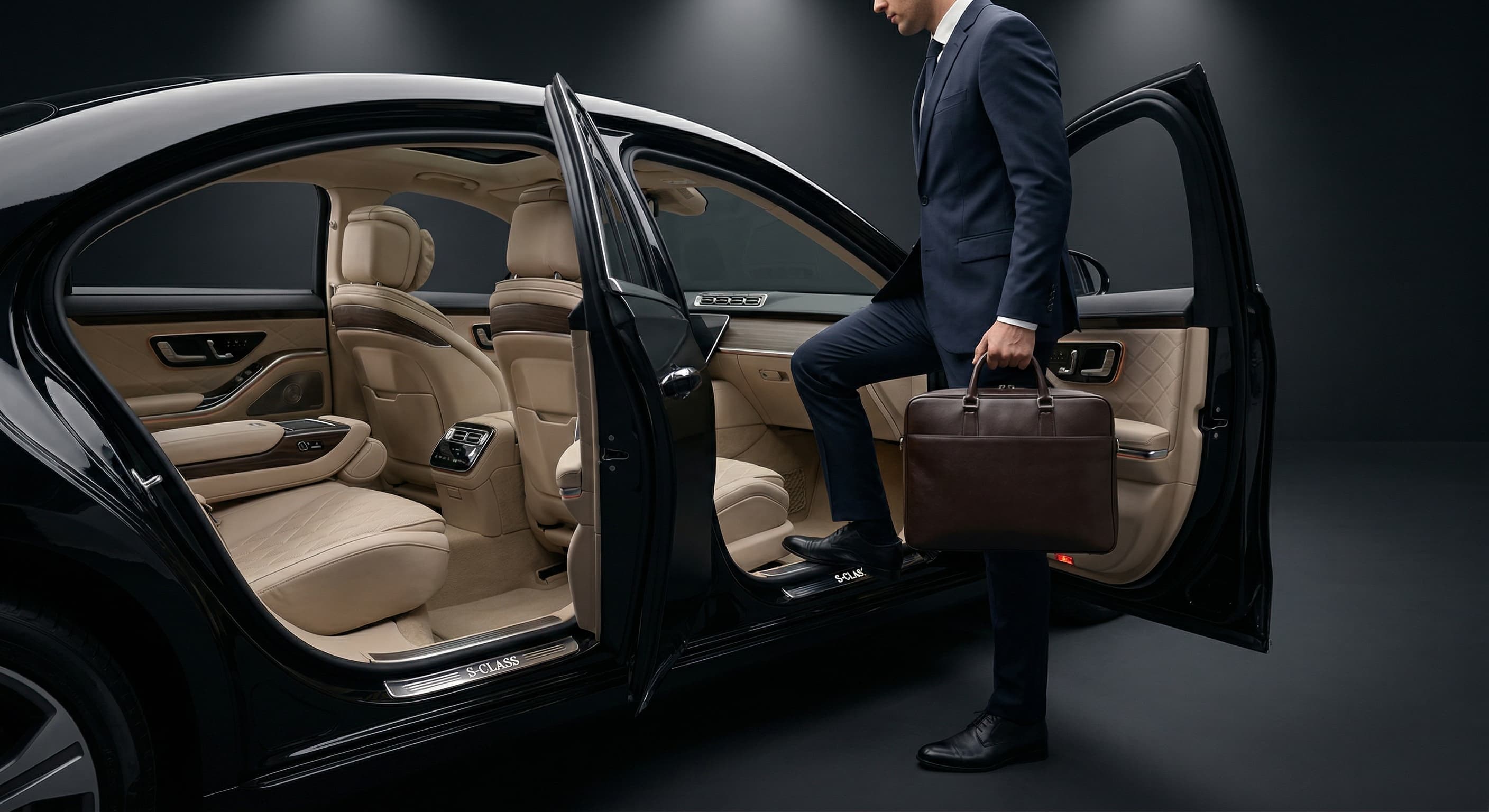 Luxury car interior — BWI Limo passenger experience